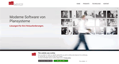 Desktop Screenshot of plansysteme.de